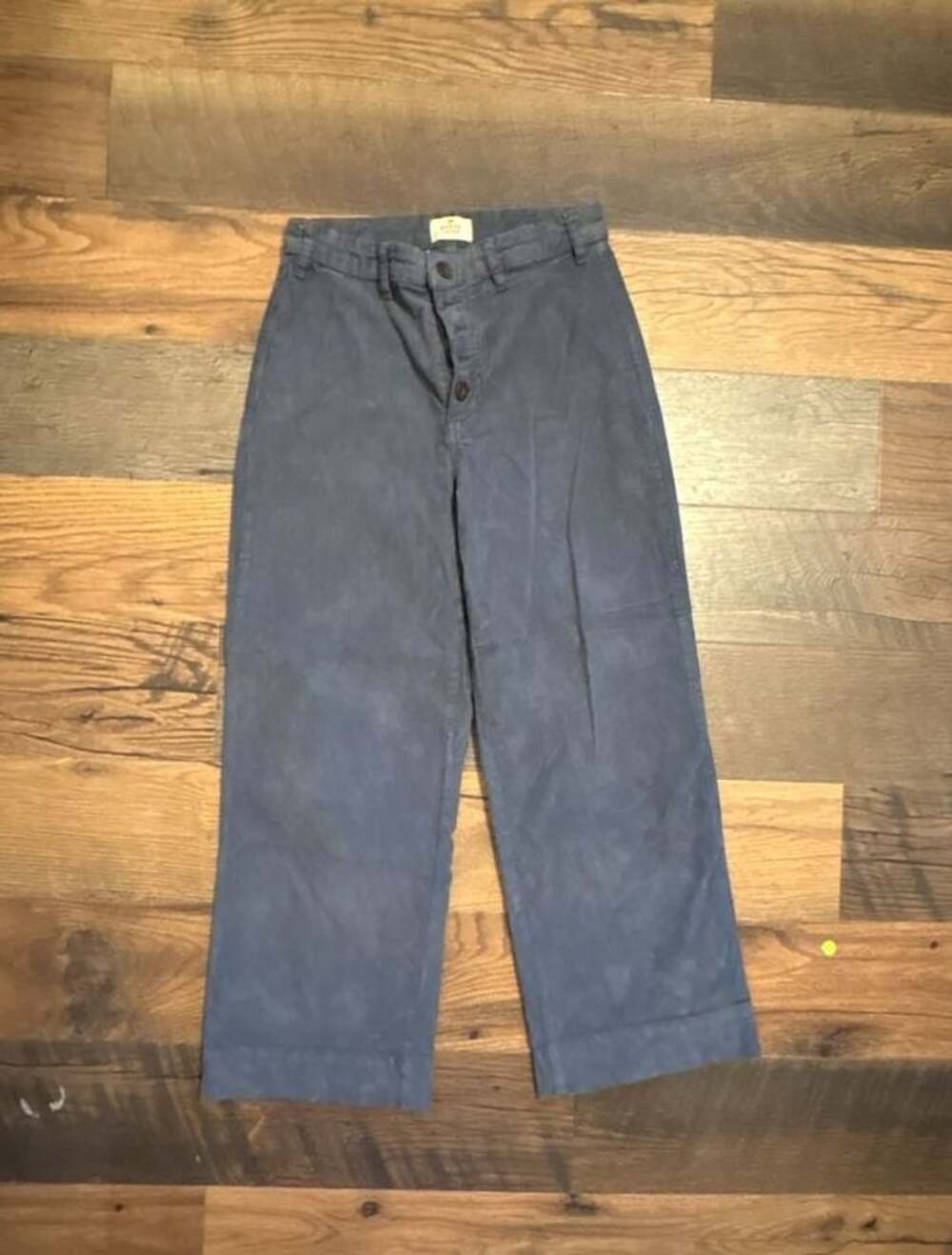 Marine Layer Corduroy Pants Size 10 Blue Wide Leg